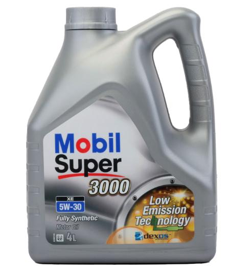 Ulei de motor sintetic MOBIL Super 3000 XE X1 5W-30, 4 litri